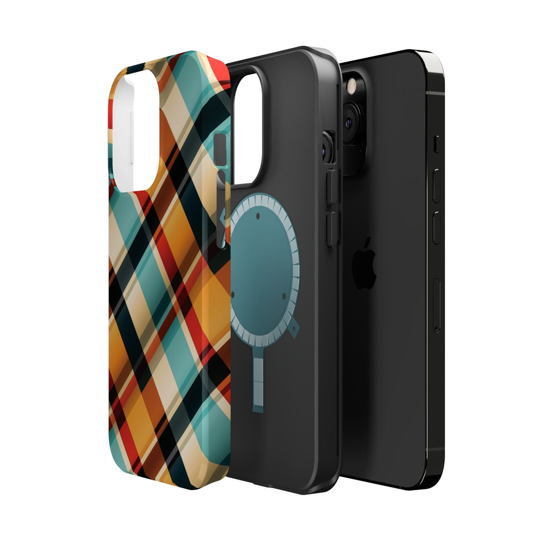 Checkered Plaid Magsafe Gift for Her Cute Phone Case for Iphone, | iPhone 16 | iPhone 15 Pro Max, Iphone 14 Pro Max, 13 12 11 10 9 8 7 - Studio40ParkLane