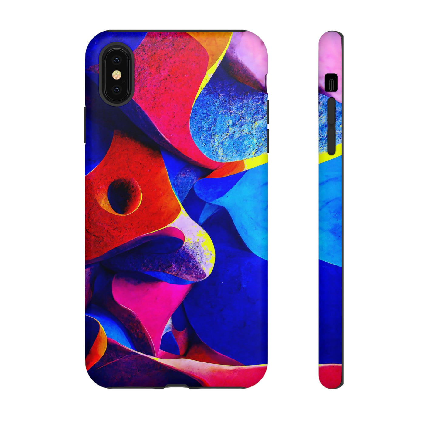 Impact Resistant, Abstract Shapes, Cute Phone Cases for Samsung S24, S23, S22, S21, IPhone 15 pro Iphone 14 pro Iphone 13 IPhone 12 Iphone 11