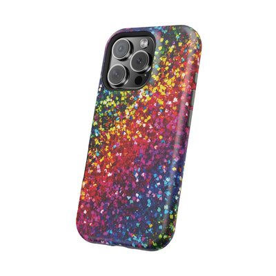 Non Glitter Color Composition Magsafe Cute Phone Case for Iphone Gift for Her,  | iPhone 15 Case | iPhone 15 Pro Max Case, Iphone 14, Iphone 14 Pro Max, Iphone 13, Iphone 16