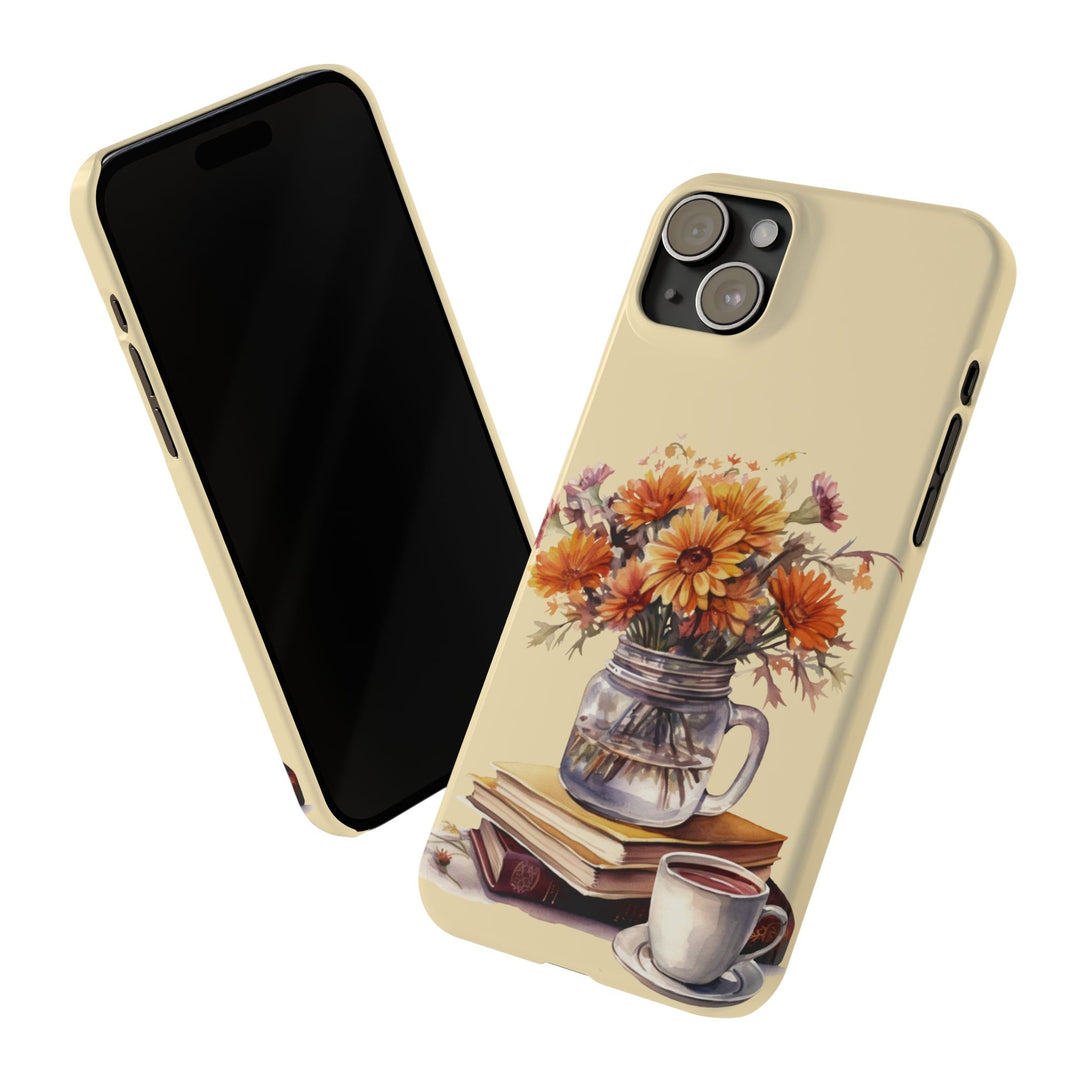 Slim Fall Autumn Leaves Cute Phone Cases for Iphone 16 | iPhone 15 Case | iPhone 15 Pro Max Case, Iphone 14, Iphone 14 Pro Max, Iphone 13, Slim Mom Dad Gift - Studio40ParkLane