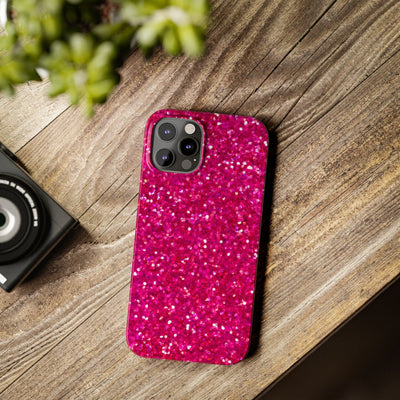 Slim Pink Glitter Cute Phone Cases for Iphone 16 Pro Max | iPhone 15 Case | iPhone 15 Pro Max Case, Iphone 14, Iphone 14 Pro Max, Iphone 13 12 11 8 7