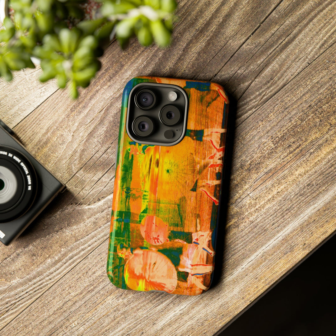 Cute IPhone Case | iPhone 15 Case | iPhone 15 Pro Max Case, Iphone 14 Case, Iphone 14 Pro Max Case IPhone Case for Traveler, Fall Sunset Dance - Studio40ParkLane
