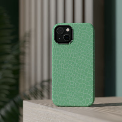 Non Leather Mint Color Pattern Magsafe Cute Phone Case for Iphone Gift for Her, | iPhone 15 Case | iPhone 15 Pro Max Case, Iphone 14, Iphone 14 Pro Max, Iphone 13, Iphone 16 - Studio40ParkLane