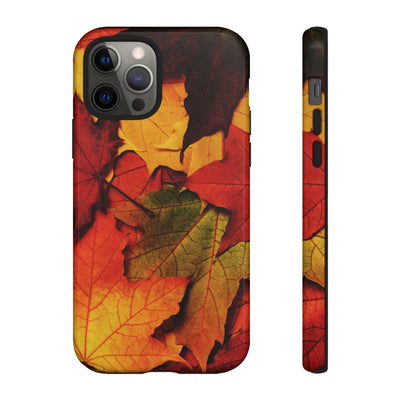 Autumn Fall Leaves Gift Cute Phone Case for, Samsung Galaxy S24, S23, S22, S21, IPhone 16 Case | Iphone 15, Iphone 14, IPhone 13 Case Mom Dad Gift