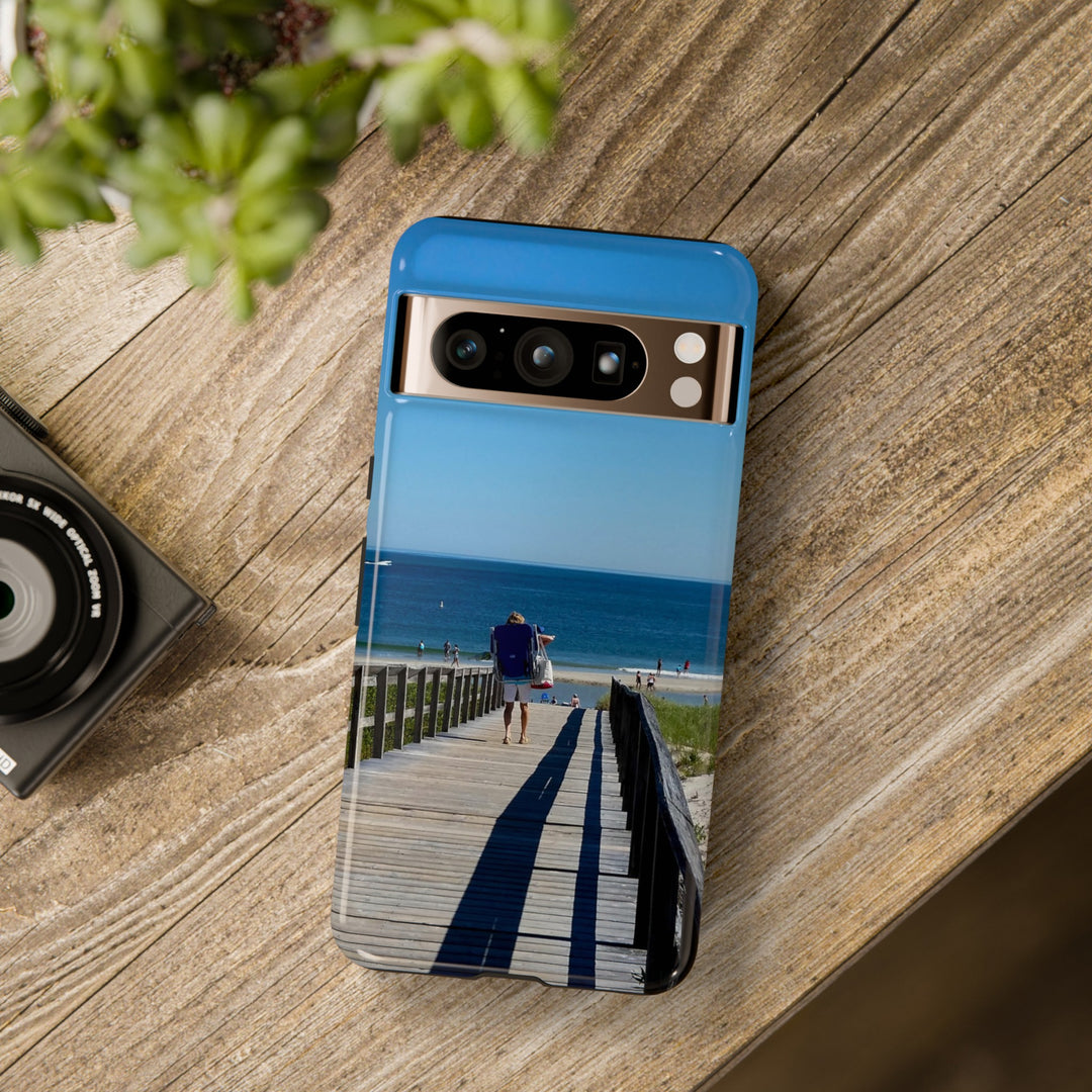 Cute Samsung Case | Cool Iphone Case | Summer Beach Walk, Samsung S24, S23, S22, S21, IPhone 15 Case | Iphone 14 Case, Iphone 13 Case - Studio40ParkLane