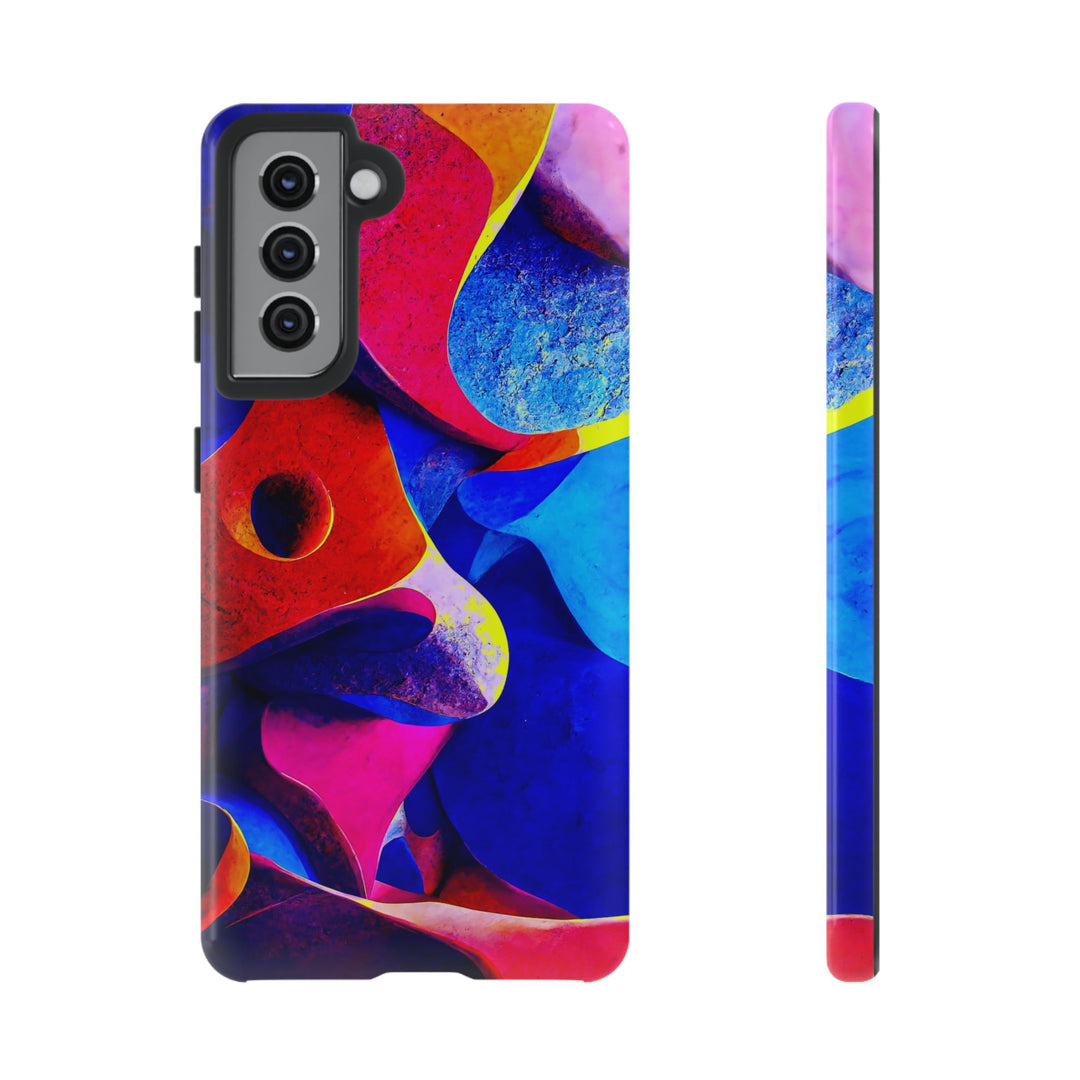 Impact Resistant, Abstract Shapes, Cute Phone Cases for Samsung S24, S23, S22, S21, IPhone 15 pro Iphone 14 pro Iphone 13 IPhone 12 Iphone 11 - Studio40ParkLane
