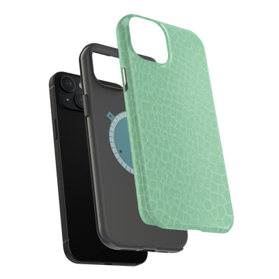 Non Leather Mint Color Pattern Magsafe Cute Phone Case for Iphone Gift for Her, | iPhone 15 Case | iPhone 15 Pro Max Case, Iphone 14, Iphone 14 Pro Max, Iphone 13, Iphone 16 - Studio40ParkLane