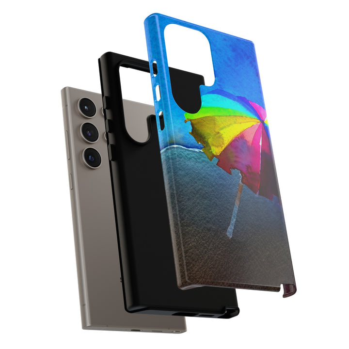 Cute Samsung Case | Cool Iphone Case | Summer Colorful Beach Parasol, Samsung S24, S23, S22, S21, IPhone 15 Case | Iphone 14 Case, Iphone 13 Case - Studio40ParkLane