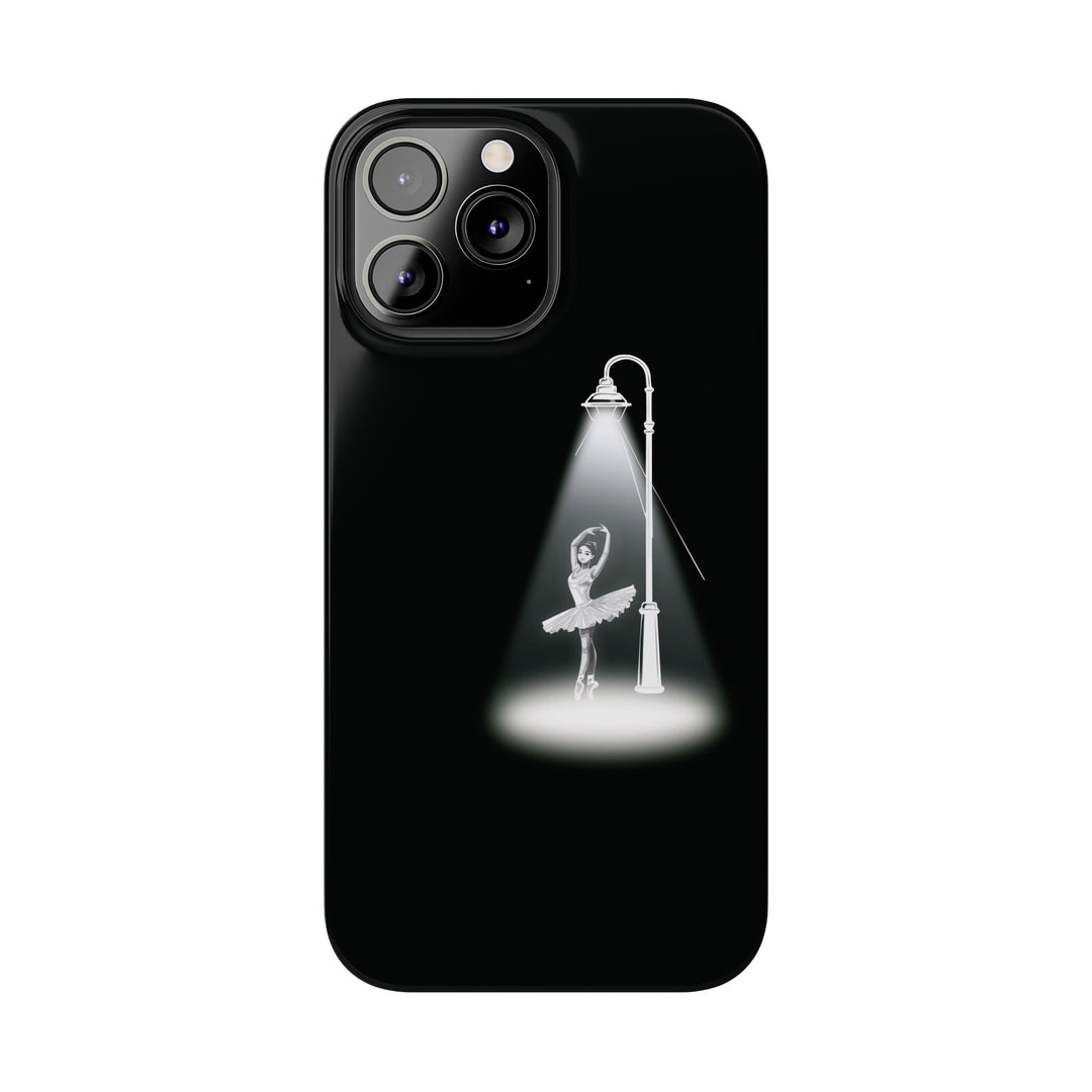 Slim Ballet Dancer Spotlight Gift for Her Cute Phone Cases for Iphone 16 Pro Max | iPhone 15 Case | iPhone 15 Pro Max Case, Iphone 14, 13, 12, 11, 10, 8, 7 - Studio40ParkLane