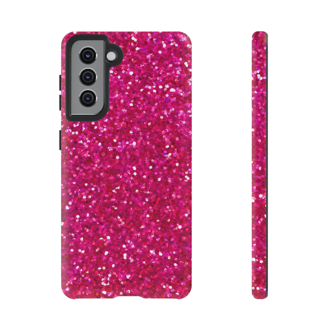 Pink Glitter Cute Phone Case, for IPhone 16 pro Max | Iphone 15, Iphone 14, IPhone 13 Case, 11 8 7, Samsung Galaxy S24, S23, S22, S21, 2 Layer Protection