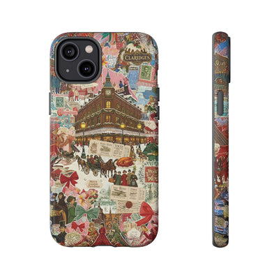 Aesthetic Tough London Coquette Collage Premium Phone Case - For iPhone 17 Pro Max iPhone 16 Pro iPhone 15 Iphone 14 Plus 13 Pro 12 11 10 XR - Studio40ParkLane