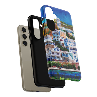 Impact Resistant, Greece House, Cute Phone Cases for Samsung S24, S23, S22, S21, IPhone 15 pro Iphone 14 pro Iphone 13 IPhone 12 Iphone 11