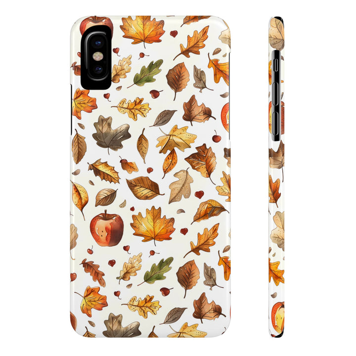Slim Fall Autumn Leaves Gift for Her Cute Phone Cases for Iphone 16 | iPhone 15 Case | iPhone 15 Pro Max Case, Iphone 14, Iphone 14 Pro Max, Iphone 13, Slim - Studio40ParkLane