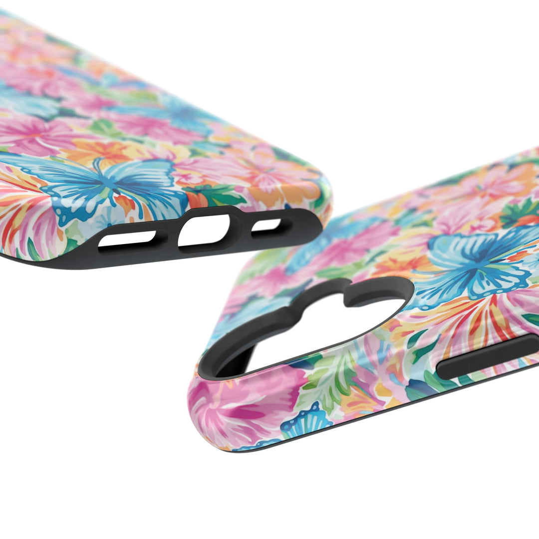 Butterflies Flowers Magsafe Cute Phone Case for Iphone Gift for Her, iPhone 16 Case iPhone 15 Pro Max Case, Iphone 14, Iphone 14 Pro Max, 13, 12 - Studio40ParkLane
