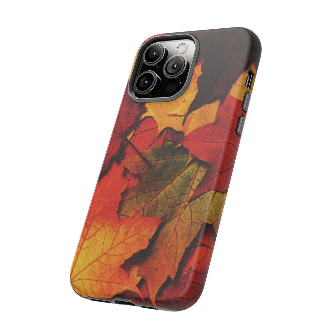 Autumn Fall Leaves Gift Cute Phone Case for, Samsung Galaxy S24, S23, S22, S21, IPhone 16 Case | Iphone 15, Iphone 14, IPhone 13 Case Mom Dad Gift - Studio40ParkLane
