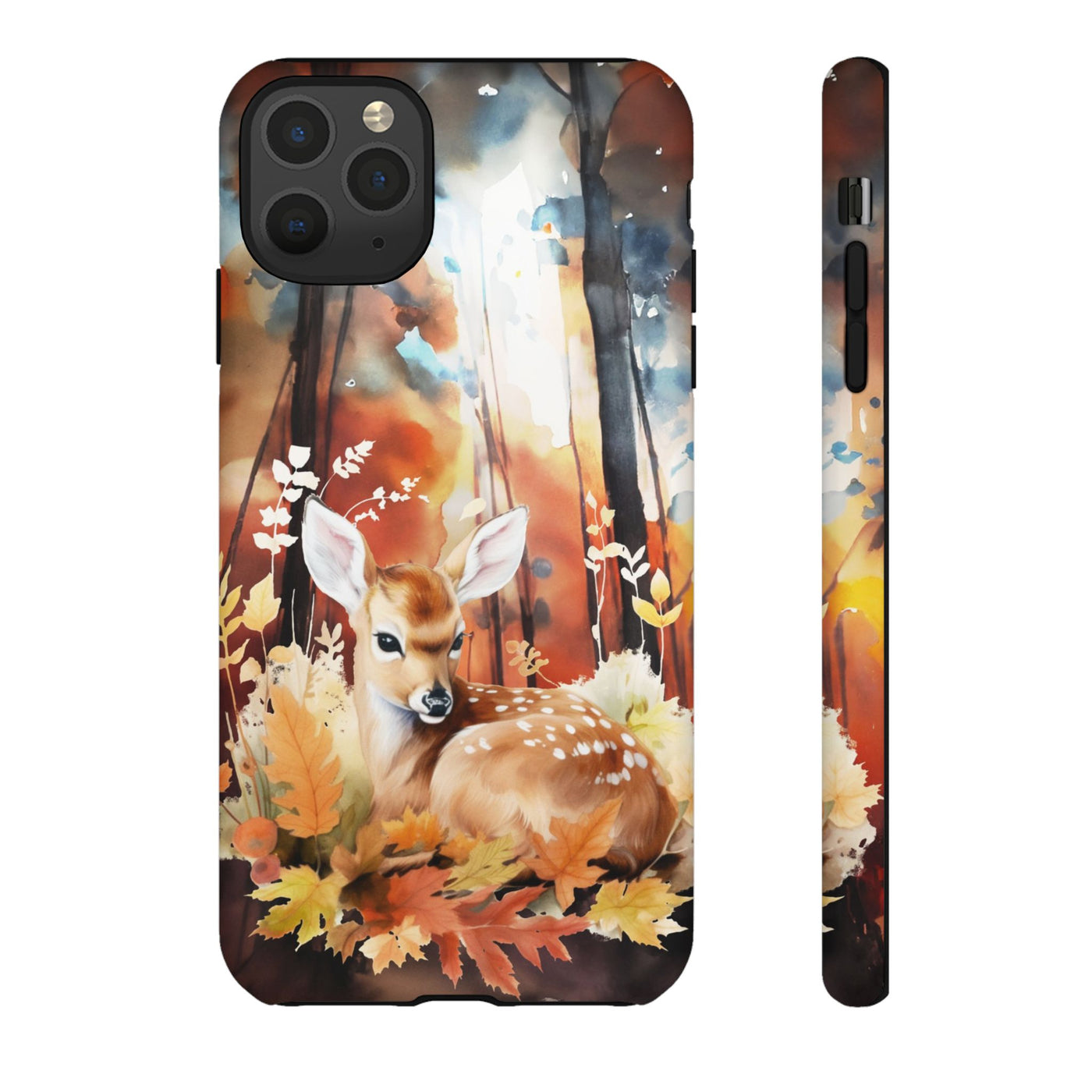 Autumn Fall Deer Forest Gift for Her Cute Phone Case for, Samsung Galaxy S24, S23, S22, S21, IPhone 16 Case | Iphone 15, Iphone 14, IPhone 13 Case