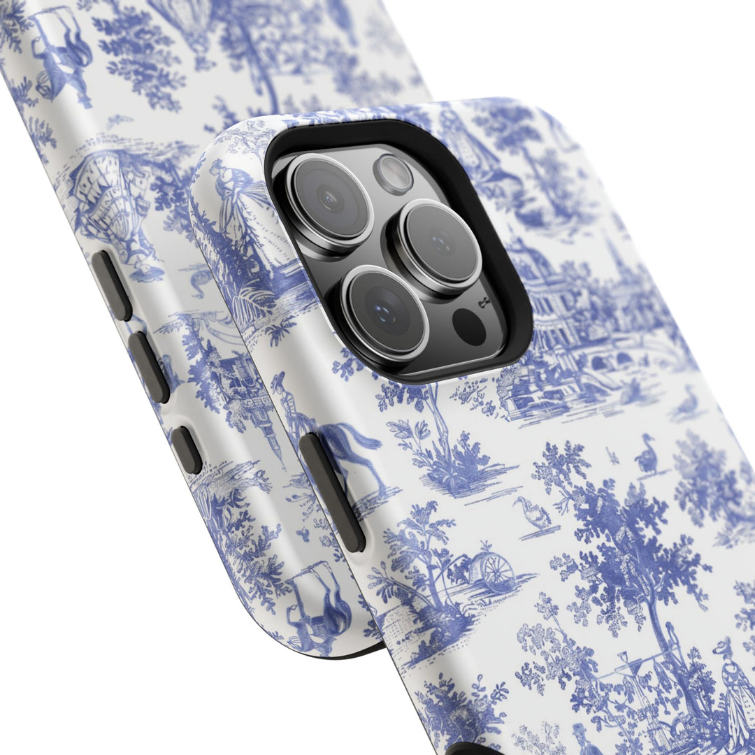 Magsafe French Toile Personalized Initial Custom Gift Cute Phone Cases for Iphone 16 Pro Max | iPhone 15, Pro Max Case, Iphone 14, 13, 12, 11, 10 - Studio40ParkLane
