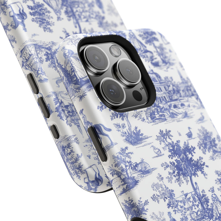 Magsafe French Toile Personalized Initial Custom Gift Cute Phone Cases for Iphone 16 Pro Max | iPhone 15, Pro Max Case, Iphone 14, 13, 12, 11, 10 - Studio40ParkLane