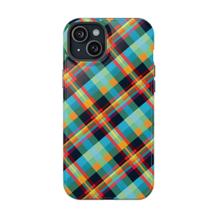 Checkered Plaid Magsafe Gift for Her Cute Phone Case for Iphone, | iPhone 16 | iPhone 15 Pro Max, Iphone 14 Pro Max, 13 12 11 10 9 8 7 - Studio40ParkLane