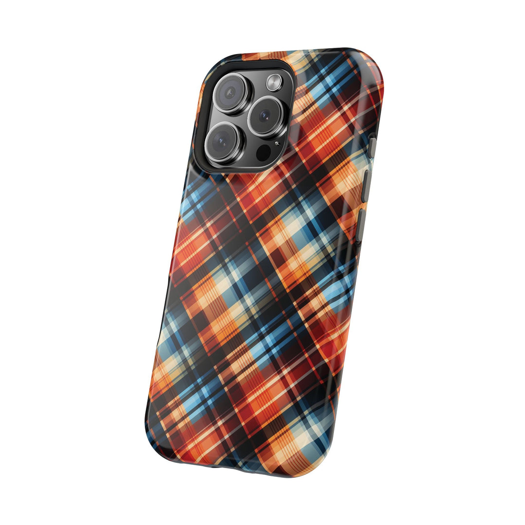 Checkered Plaid Magsafe Gift for Her Cute Phone Case for Iphone, | iPhone 16 | iPhone 15 Pro Max, Iphone 14 Pro Max, 13 12 11 10 9 8 7 - Studio40ParkLane