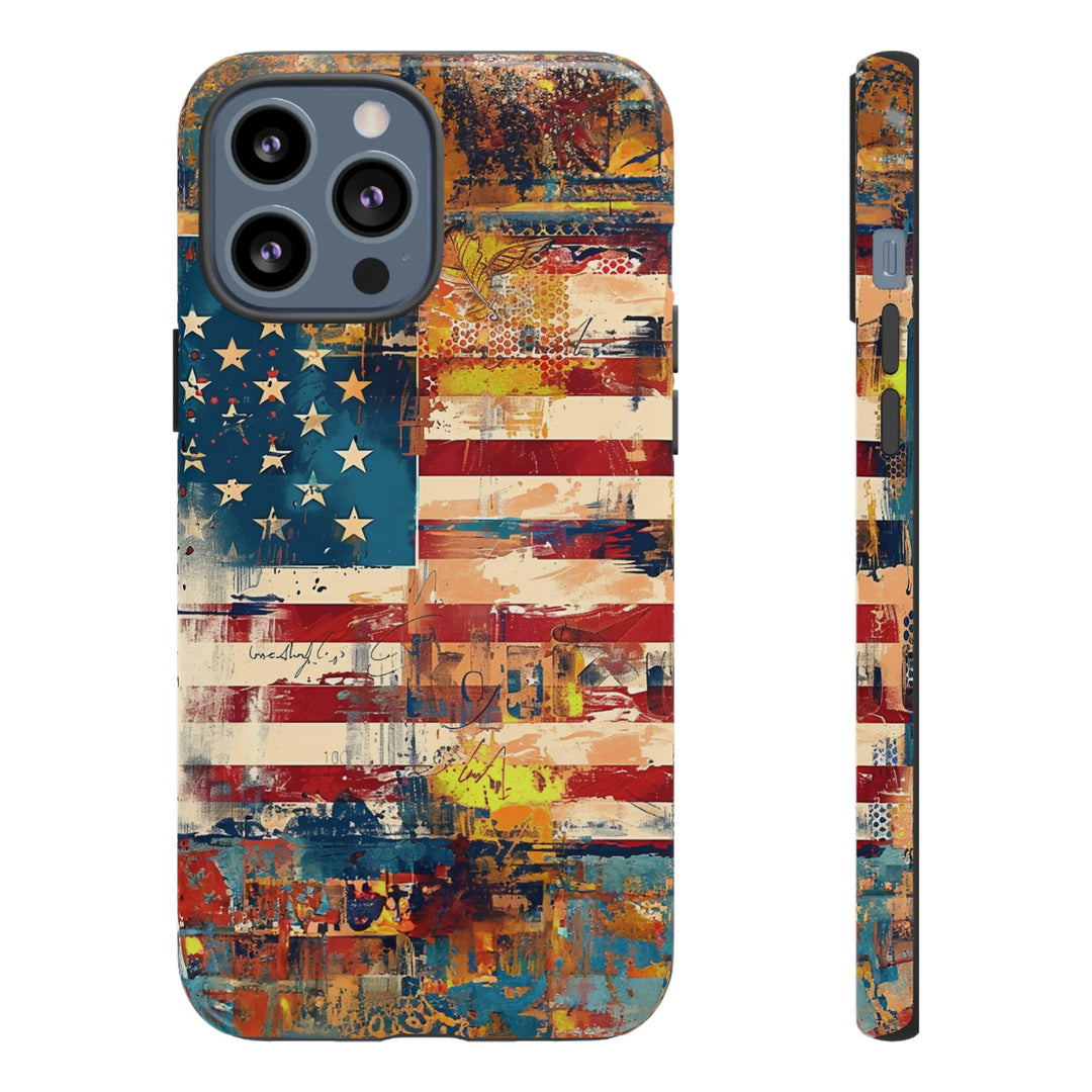 Impact Resistant, American Flag, Cute Phone Cases for Samsung S24, S23, S22, S21, IPhone 15 pro Iphone 14 pro Iphone 13 IPhone 12 Iphone 11 - Studio40ParkLane