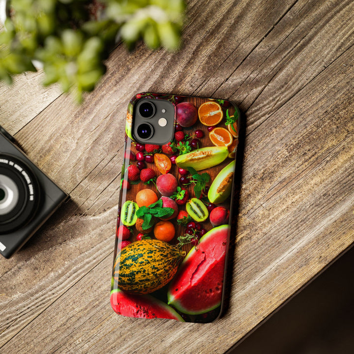 Slim Fall Fruit Collage Phone Cases for Iphone 16 | iPhone 15 Case | iPhone 15 Pro Max Case, Iphone 14, Iphone 14 Pro Max, Iphone 13, Slim Mom Dad Gift - Studio40ParkLane