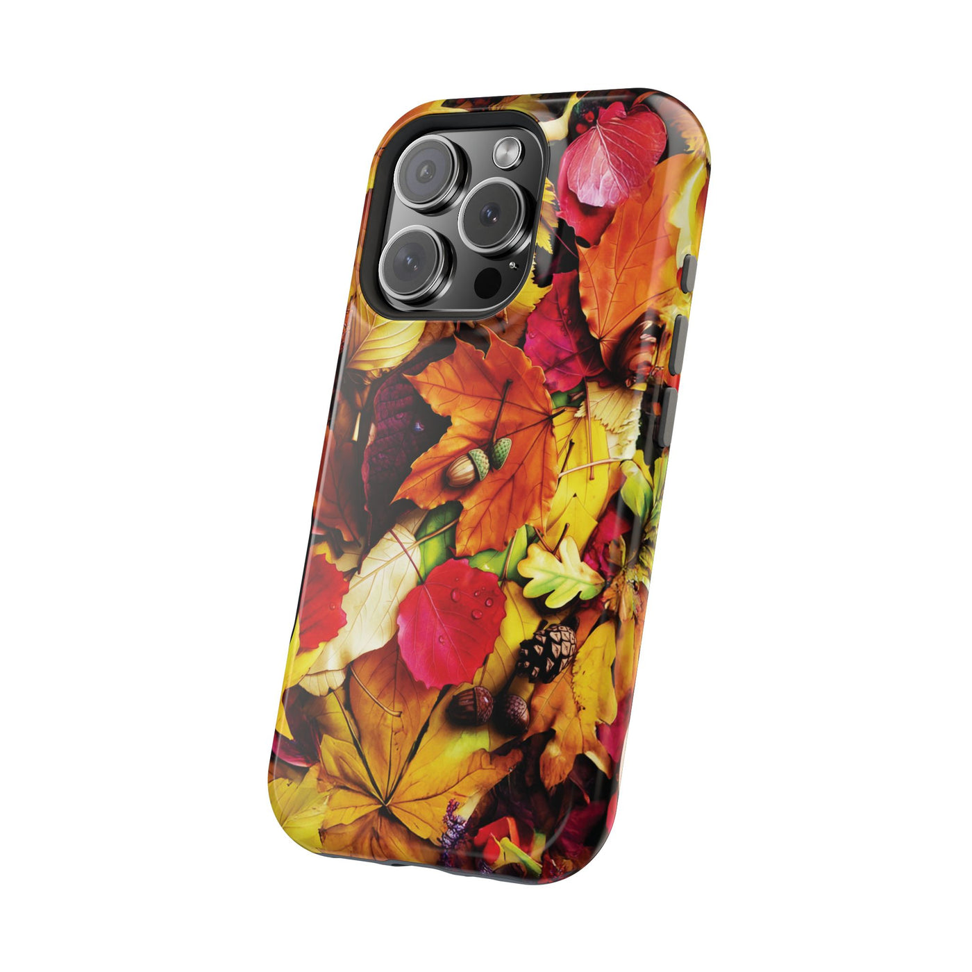 Aesthetic Tough Magsafe Fall Leaves Foliage Phone Case - For iPhone 17 Pro Max iPhone 16 Pro iPhone 15 Iphone 14 Plus 13 Pro 12 11 10 - Studio40ParkLane