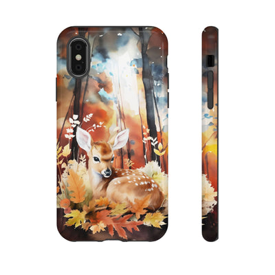 Autumn Fall Deer Forest Gift for Her Cute Phone Case for, Samsung Galaxy S24, S23, S22, S21, IPhone 16 Case | Iphone 15, Iphone 14, IPhone 13 Case