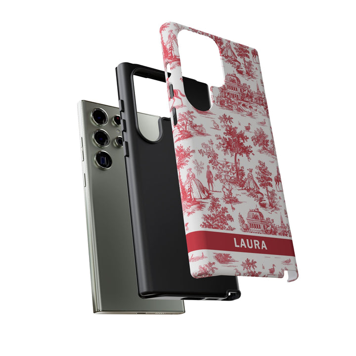 Premium Tough Personalized Initial Custom Gift Cute Phone Cases for Samsung Galaxy S24, S23, S22, S21 Plus, Ultra, Iphone 16, 15, 14 Pro Max - Studio40ParkLane