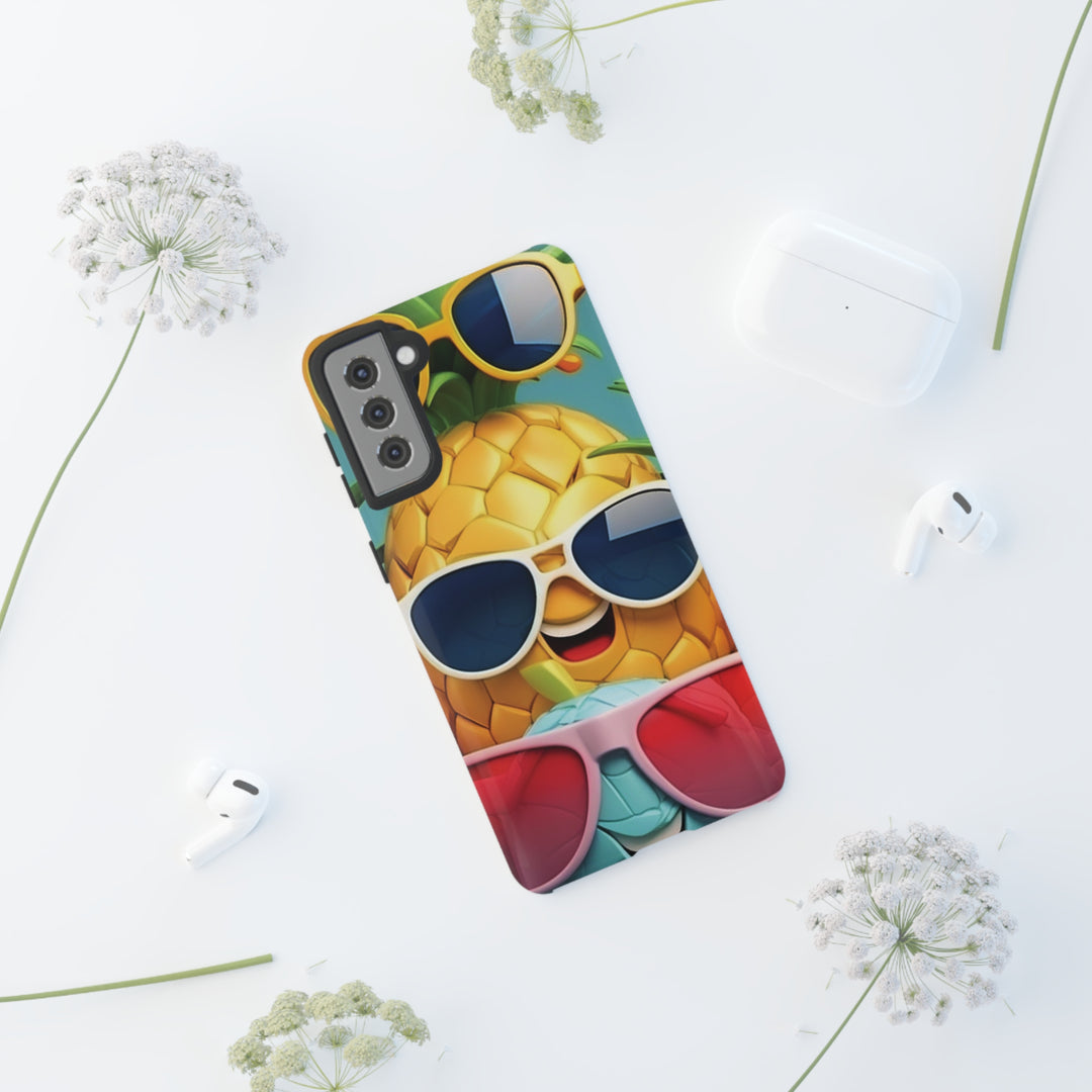 Cute Samsung Phone Case | Aesthetic Samsung Phone Case | Galaxy S23, S22, S21, S20 | Summer Pineapple Fruit, Protective Phone Case - Studio40ParkLane