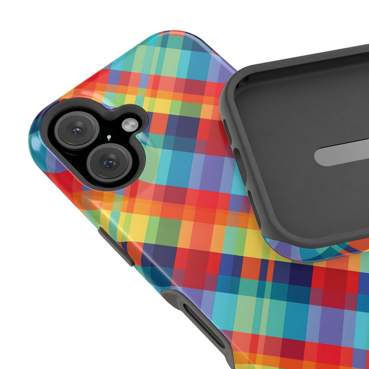 Checkered Plaid Magsafe Gift for Her Cute Phone Case for Iphone, | iPhone 16 | iPhone 15 Pro Max, Iphone 14 Pro Max, 13 12 11 10 9 8 7 - Studio40ParkLane