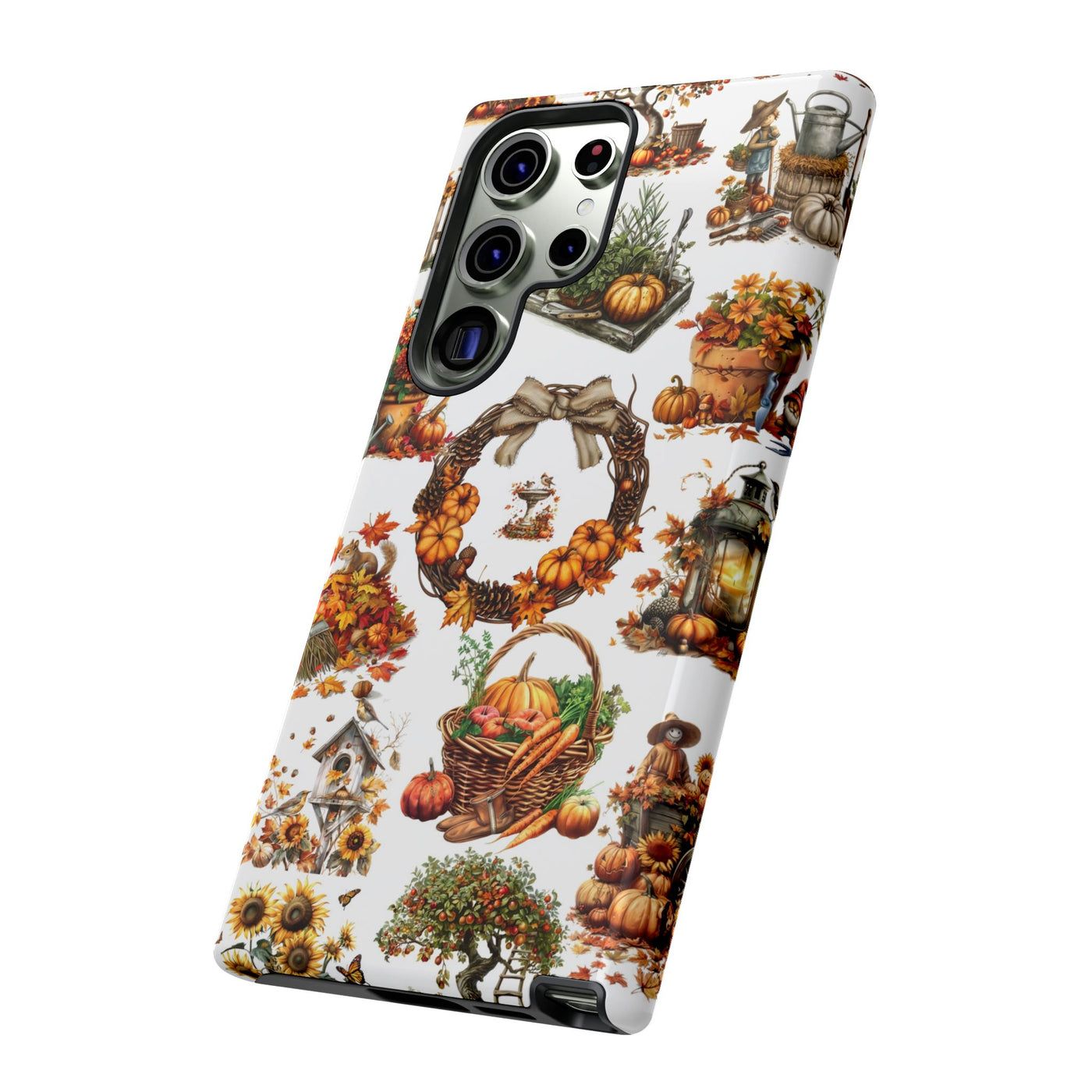 Impact Resistant, Fall Leaves Collage, Cute Phone Cases for Samsung S24, S23, S22, S21, IPhone 15 pro Iphone 14 pro Iphone 13 IPhone 12 Iphone 11