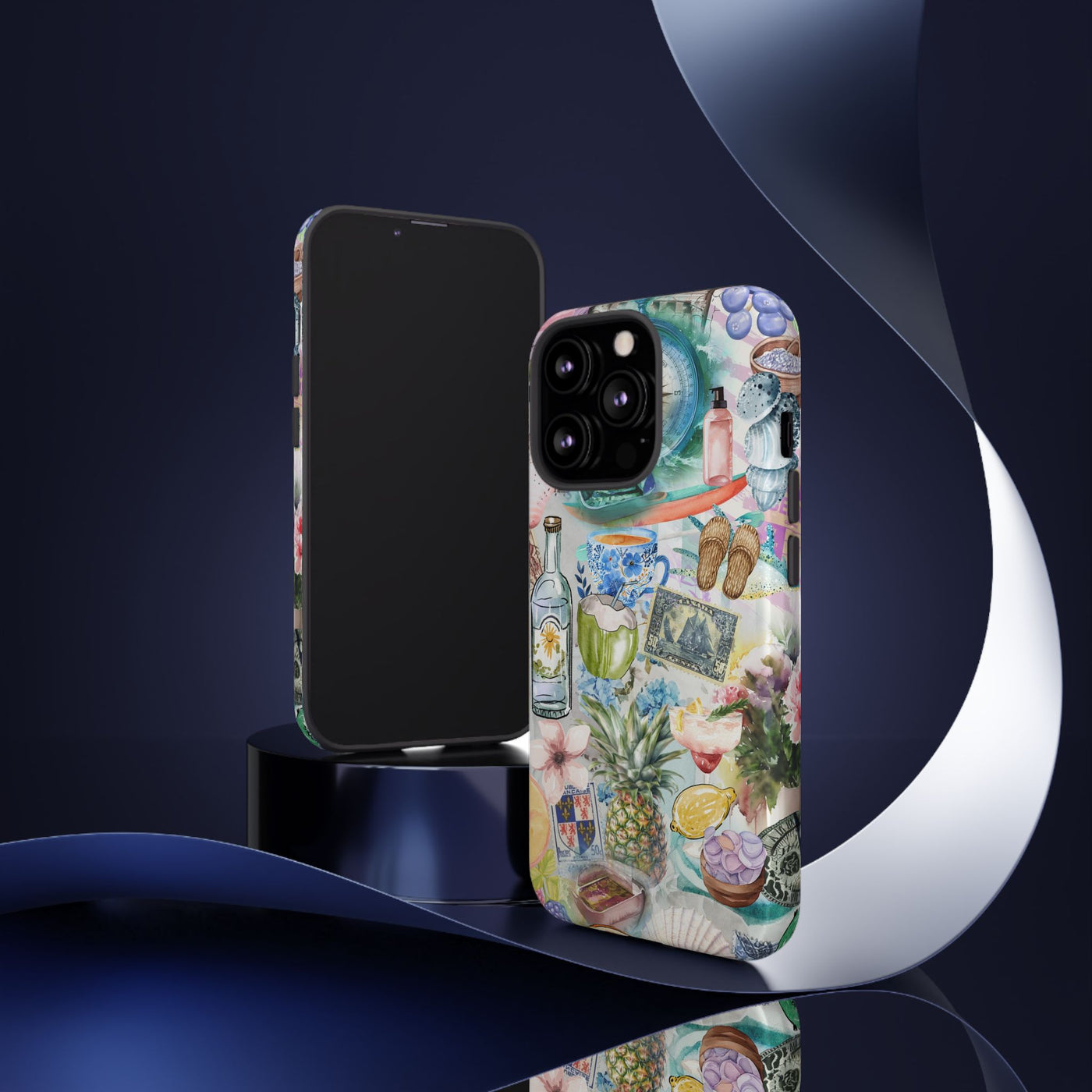 Impact Resistant, Travel Coquette Collage, Cute Phone Cases for Samsung S24, S23, S22, S21, IPhone 15 pro Iphone 14 pro Iphone 13 IPhone 12 Iphone 11