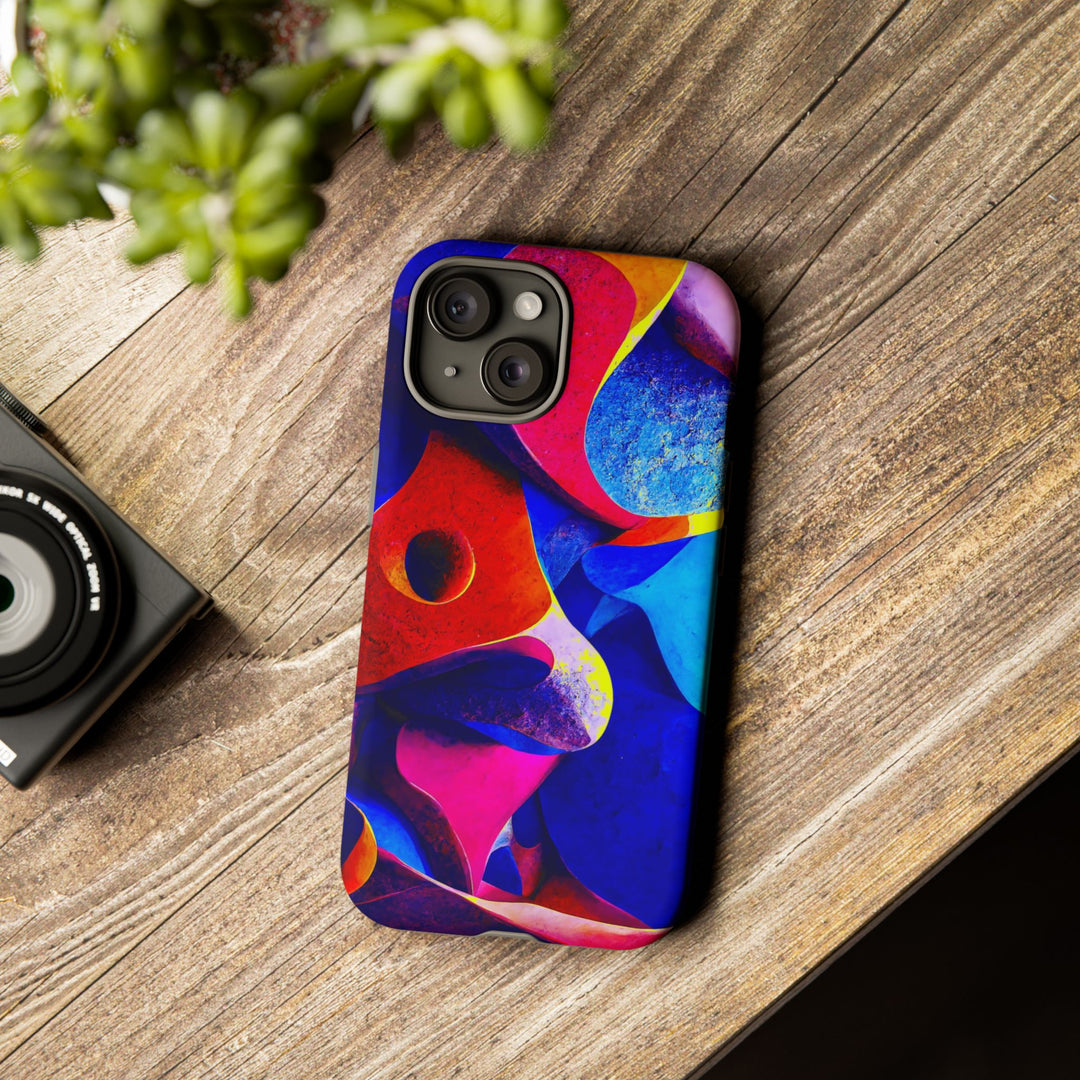 Impact Resistant, Abstract Shapes, Cute Phone Cases for Samsung S24, S23, S22, S21, IPhone 15 pro Iphone 14 pro Iphone 13 IPhone 12 Iphone 11 - Studio40ParkLane