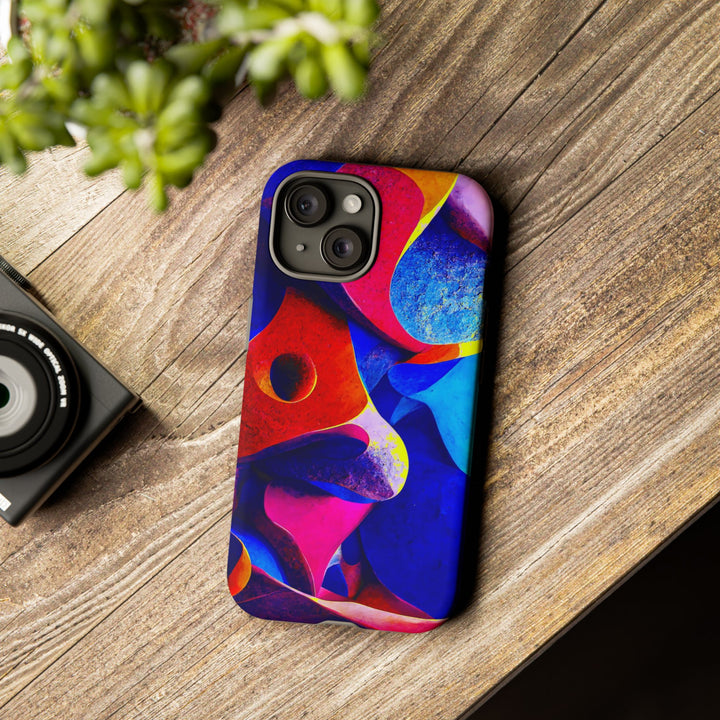 Impact Resistant, Abstract Shapes, Cute Phone Cases for Samsung S24, S23, S22, S21, IPhone 15 pro Iphone 14 pro Iphone 13 IPhone 12 Iphone 11 - Studio40ParkLane