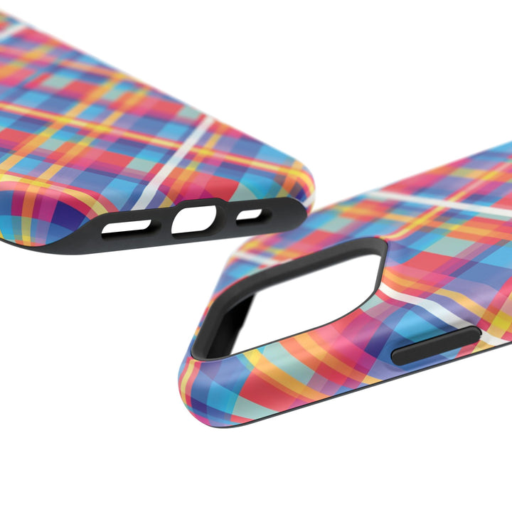 Checkered Plaid Magsafe Gift for Her Cute Phone Case for Iphone, | iPhone 16 | iPhone 15 Pro Max, Iphone 14 Pro Max, 13 12 11 10 9 8 7 - Studio40ParkLane