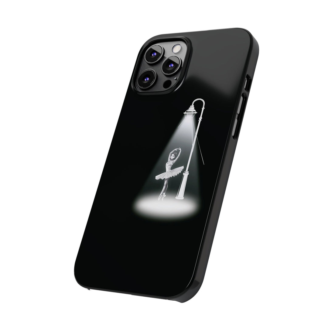 Slim Ballet Dancer Spotlight Gift for Her Cute Phone Cases for Iphone 16 Pro Max | iPhone 15 Case | iPhone 15 Pro Max Case, Iphone 14, 13, 12, 11, 10, 8, 7 - Studio40ParkLane
