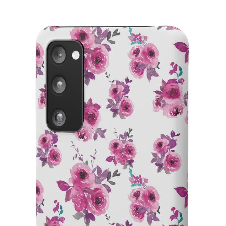 Sleek Snap Flowers Gift for Her Cute Phone Case for iPhone 16 15 14 13 12 11 X Xs Max Xr Pro Plus Samsung Galaxy S24 S23 S22 S21 S20 Ultra