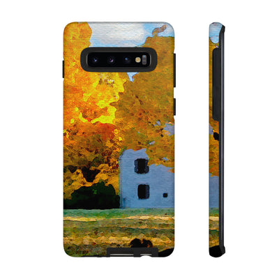 Impact Resistant, Fall Leaves Watercolor, Cute Phone Cases for Samsung S24, S23, S22, S21, IPhone 15 pro Iphone 14 pro Iphone 13 IPhone 12 Iphone 11