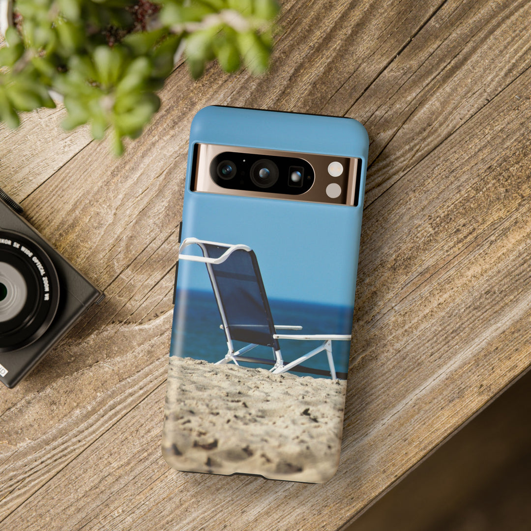 Cute Samsung Case | Cool Iphone Case | Summer Blue Beach Chair, Samsung S24, S23, S22, S21, IPhone 15 Case | Iphone 14 Case, Iphone 13 Case - Studio40ParkLane