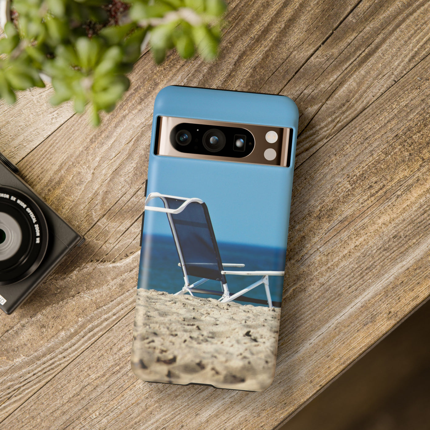 Cute Samsung Case | Cool Iphone Case | Summer Blue Beach Chair, Samsung S24, S23, S22, S21, IPhone 15 Case | Iphone 14 Case, Iphone 13 Case