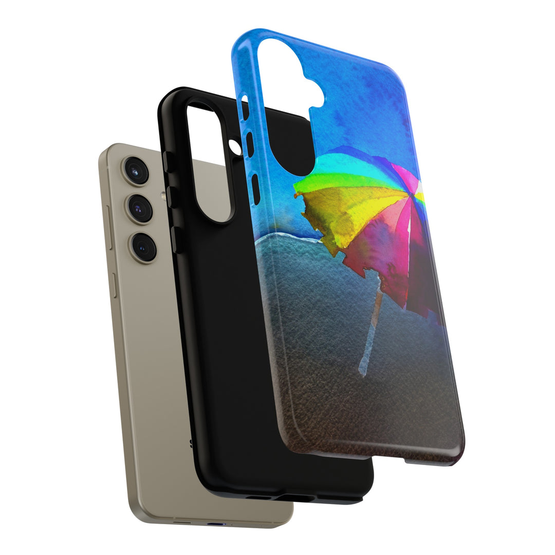 Cute Samsung Case | Cool Iphone Case | Summer Colorful Beach Parasol, Samsung S24, S23, S22, S21, IPhone 15 Case | Iphone 14 Case, Iphone 13 Case - Studio40ParkLane