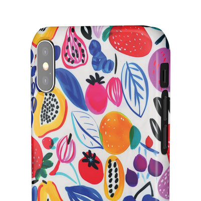 Snap Summer Fruit Gift for Her Cute Phone Cases for Samsung Galaxy S24, S23, S22, S21, S20, Plus, Ultra, Iphone 16, 15, 14, Pro and Max