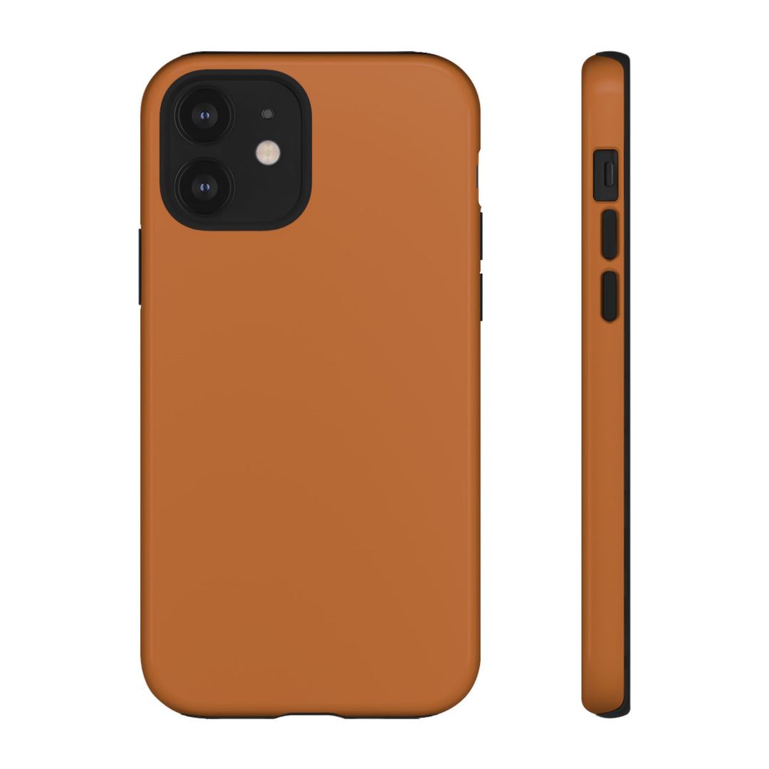 Premium Tough Rusty Brown Orange Gift for Her Cute Phone Cases for Samsung S25 S24, S23, S22, S21, Iphone, 16, 15, 14, 13 Pro Max Ultra - Studio40ParkLane