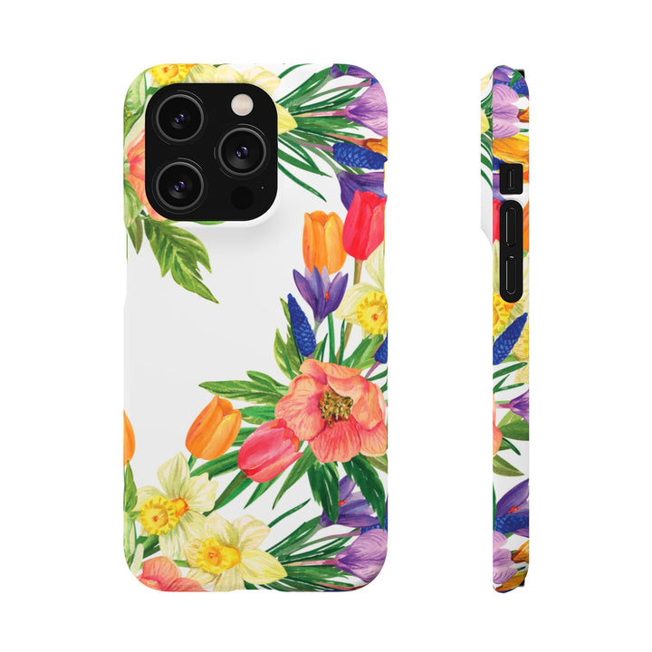 Sleek Snap Spring Summer Flowers Cute Phone Case for iPhone 16 15 14 13 12 11 X Xs Max Xr Pro Plus Samsung Galaxy S24 S23 S22 S21 S20 Ultra