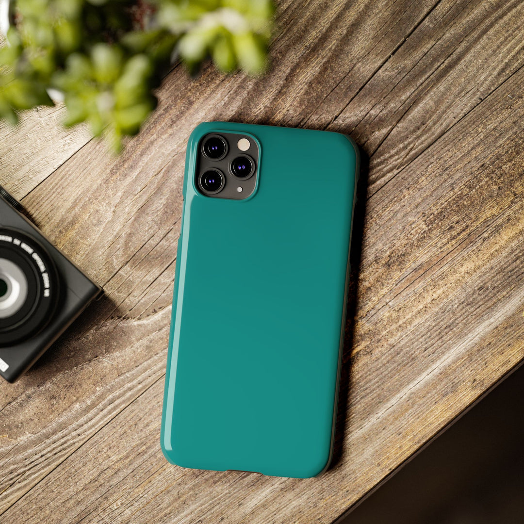 Slim Turquoise Blue Gift for Her Aesthetic Cute Phone Case for Iphone 16 - | iPhone 15 Pro Max Case | iPhone 14 Case 13 12 11 10 9 8 7 - Studio40ParkLane
