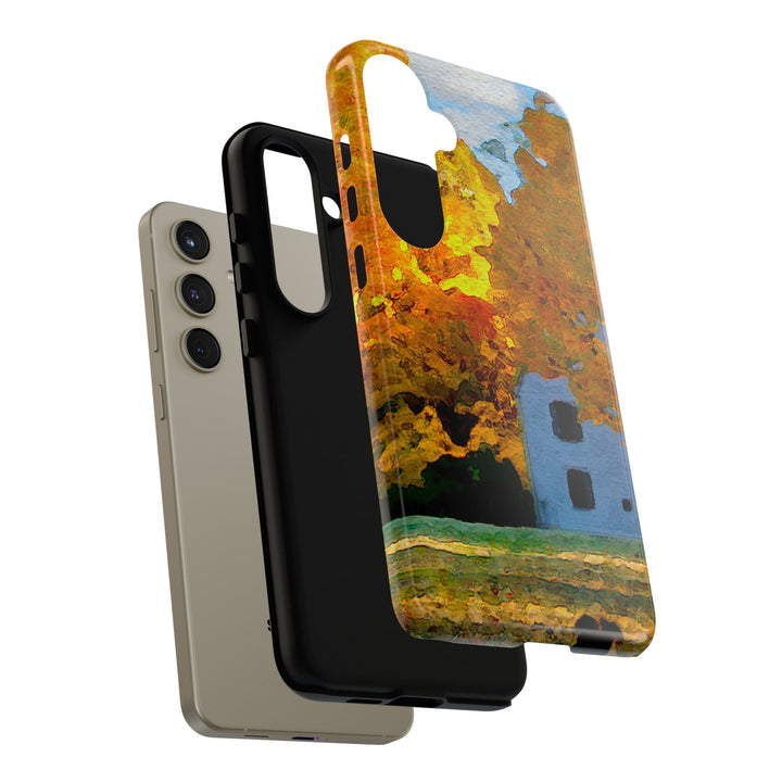 Impact Resistant, Fall Leaves Watercolor, Cute Phone Cases for Samsung S24, S23, S22, S21, IPhone 15 pro Iphone 14 pro Iphone 13 IPhone 12 Iphone 11 - Studio40ParkLane