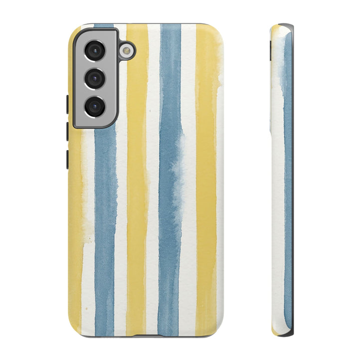 Tough Cute Yellow Stripes Phone Case, for IPhone 17 Pro Max | Iphone 17 Air, Iphone 16, IPhone 15, 14 13 12, Samsung Galaxy S26, S25, S24, S23 - Studio40ParkLane