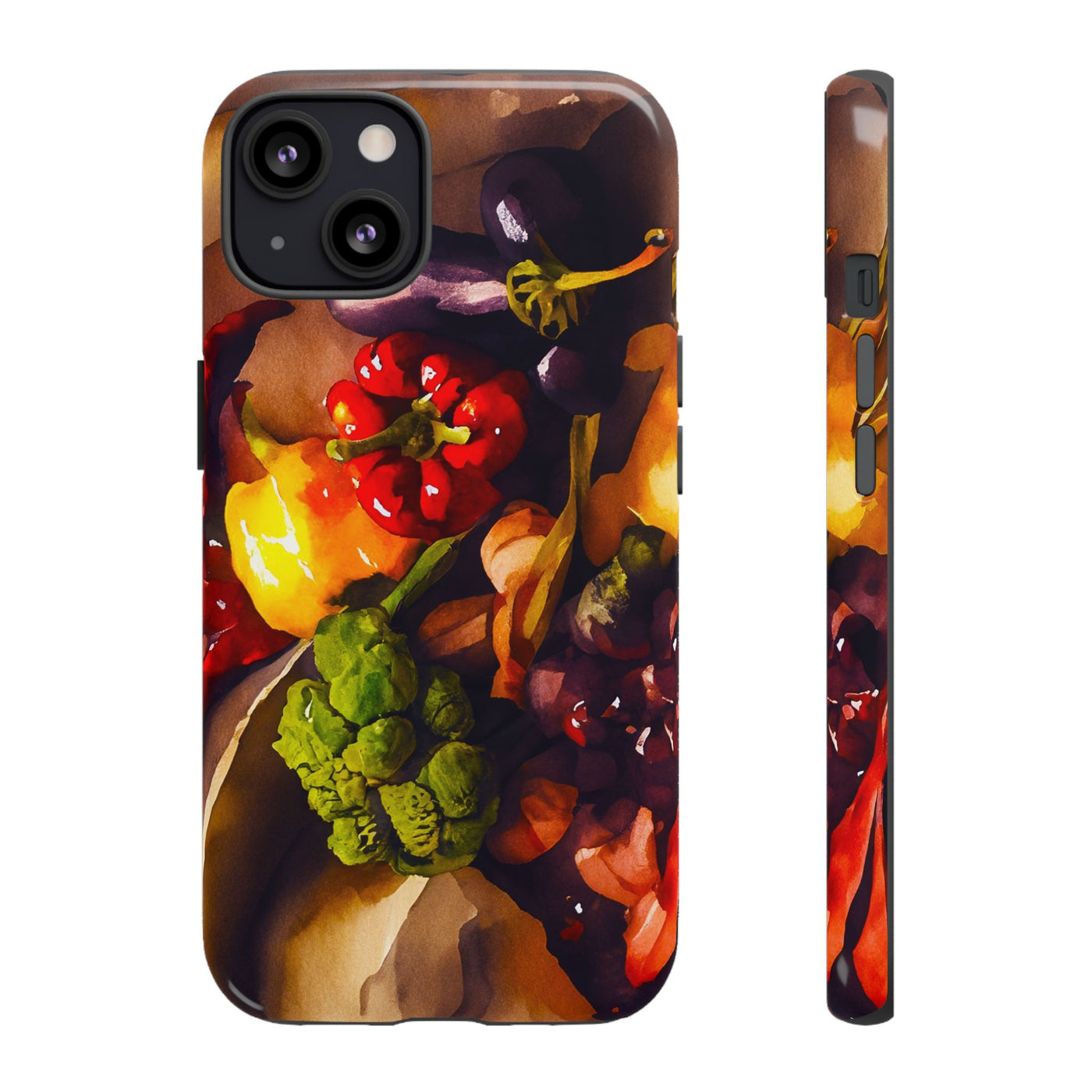 Impact Resistant, Fall Farm Vegetables, Cute Phone Cases for Samsung S24, S23, S22, S21, IPhone 15 pro Iphone 14 pro Iphone 13 IPhone 12 Iphone 11