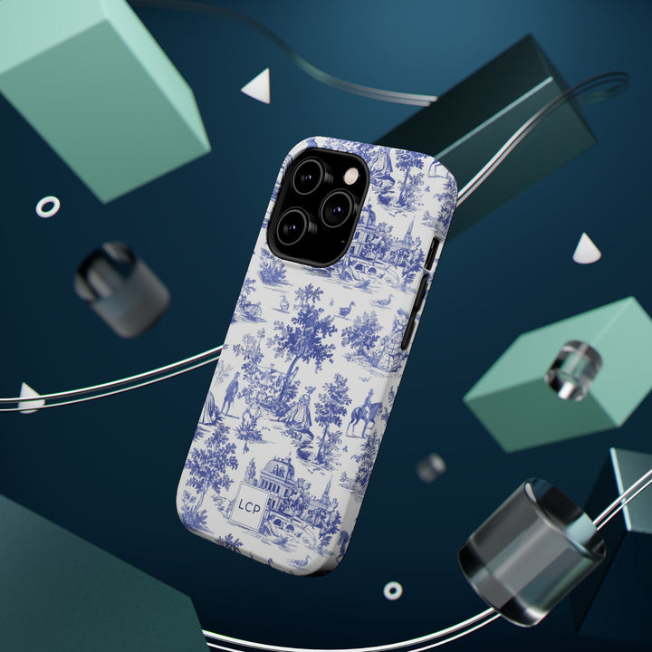 Custom Personalized French Toile Magsafe Phone Case for Iphone 18 - iPhone 17 Pro Max Air Plus 15 14 13 12 11, Samsung Galaxy Phone Cases - Studio40ParkLane